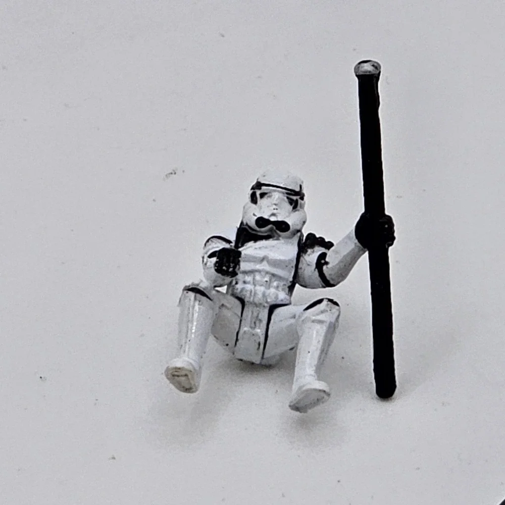 Vintage Micro Machines STAR WARS Speeder Bike  Lot - 2 Bikes 3 Figures